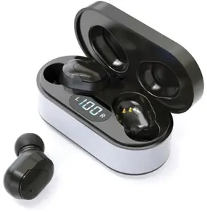 Platinet PM1050B Airpods Bluetooth 5.0 belaidės ausinės su mikrofonu juoda