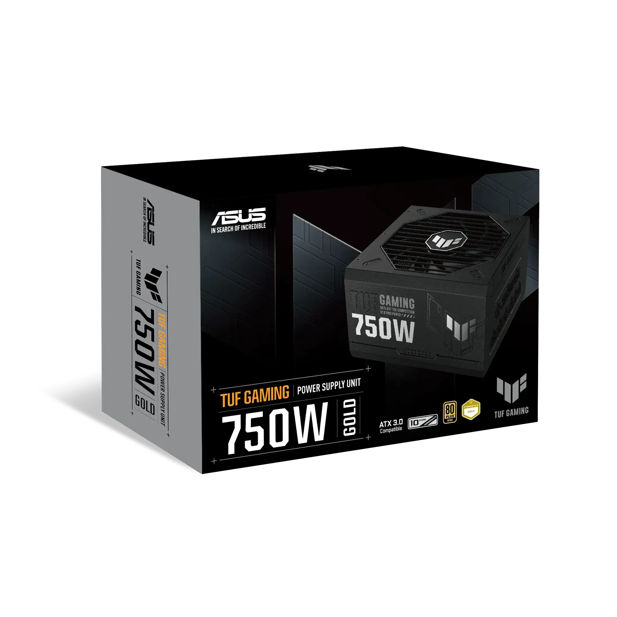Maitinimo blokas ASUS TUF Gaming 750W Gold, 750 W, 80 PLUS Gold