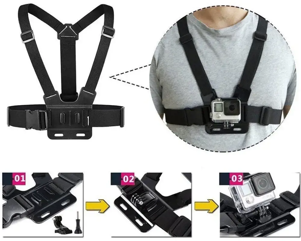 "D-Fruit GoPro" reguliuojamų diržų rinkinys