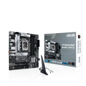 ASUS PRIME B660M-A WIFI D4, "Intel", LGA 1700, "Intel® Celeron®", "Intel® Core™ i3", "Intel® Core™ i5", "Intel® Core™ i7", "Intel® Core™ i9",..., DDR4-SDRAM, 128 GB, DIMM