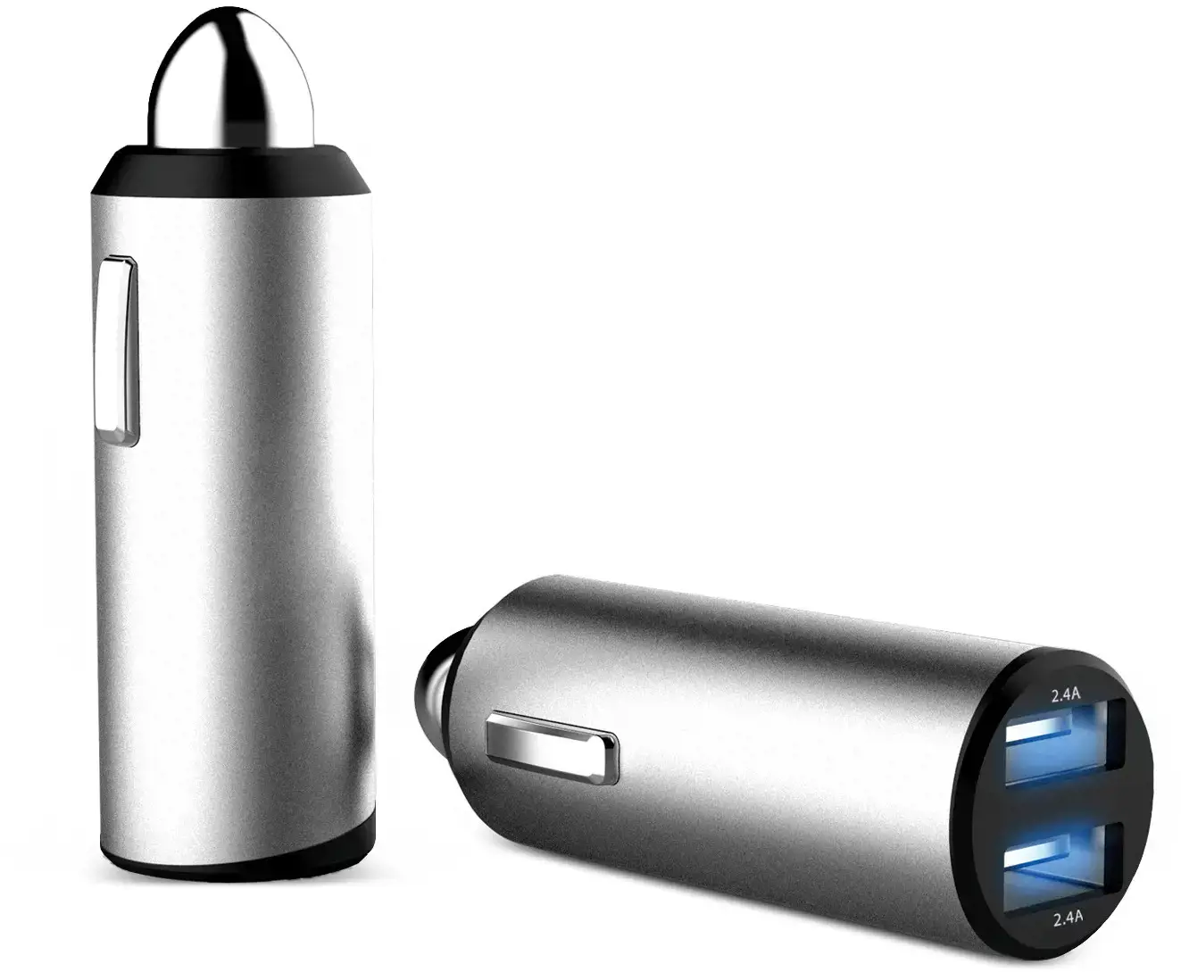 Platinet automobilinis įkroviklis 2xUSB 4.8A (44804)