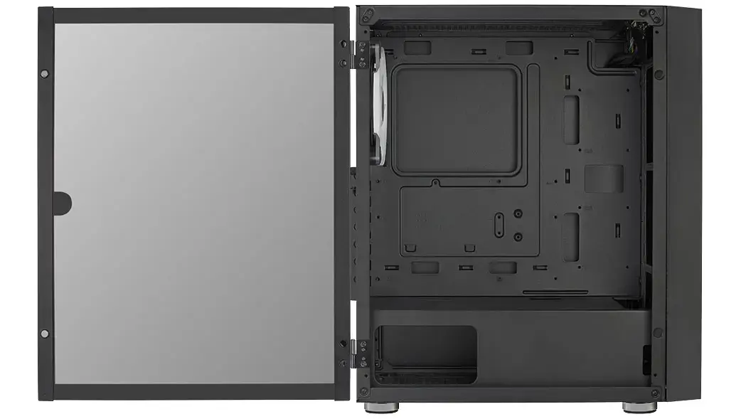 Korpusas Aerocool PGS Graphite-G-BK-v2 FRGB