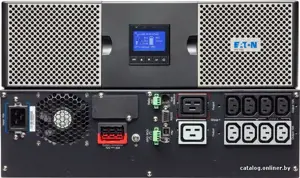 "Eaton" 9PX2200IRT3U, dvigubos konversijos (Online), 2,2 kVA, 2200 W, grynas sinusas, 176 V, 276 V