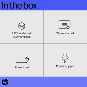 "HP Thunderbolt 120W G4" nešiojamojo kompiuterio dokas (LT)