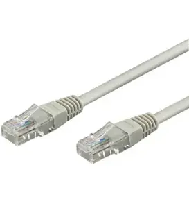 GB CAT6 TINKLO KABELIS U/UTP PILKOS SPALVOS 20 M