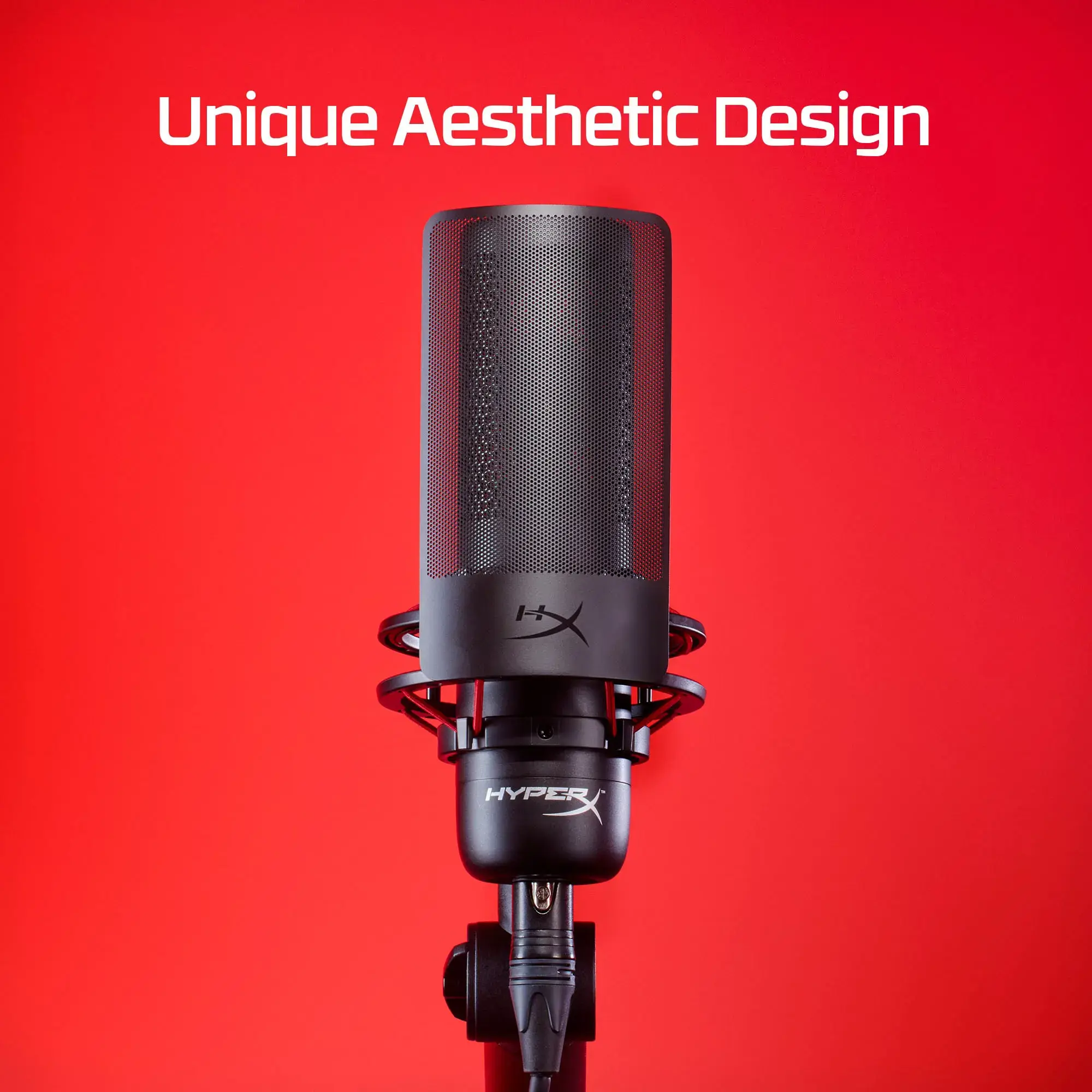 "HyperX ProCast" mikrofonas, -38 dB, 123 dB, 75 dB, 80 Hz, laidinis, XLR-3