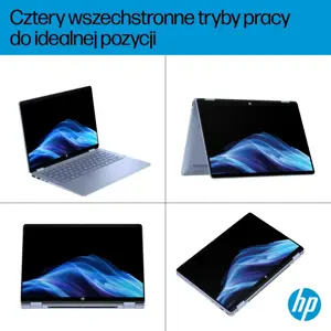 HP OmniBook 5 Flip 14-fp0004nw Intel Core 5 120U 2-in-1 Laptop 35.6 cm (14") 2K Touchscreen 16 GB LPDDR5 SDRAM 512 GB SSD Wi-Fi 6 (802.11ax) Windows 11 Home Blue