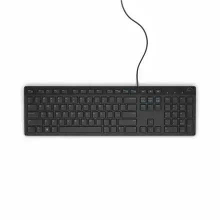 DELL KB216, pilno dydžio (100%), laidinis, USB, QWERTY, juodas
