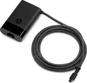HP USB-C 65W nešiojamojo kompiuterio įkroviklis, nešiojamasis kompiuteris, vidinis, 90 V, 65 W, 5-2…
