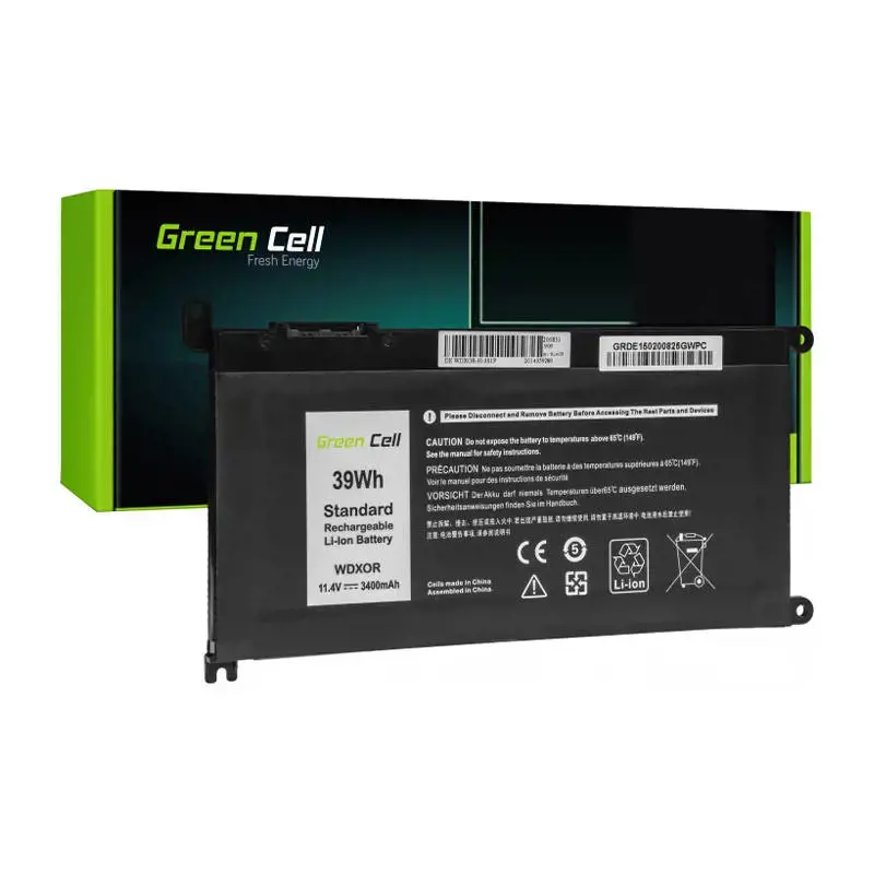 GREEN CELL baterija nešiojamiesiems kompiuteriams WDX0R WDXOR, skirta "Dell Inspiron 13