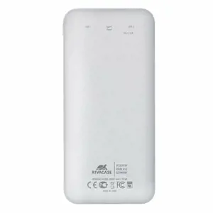 MAITINIMO BANKAS USB 20000MAH/BALTAS VA2280 RIVACASE
