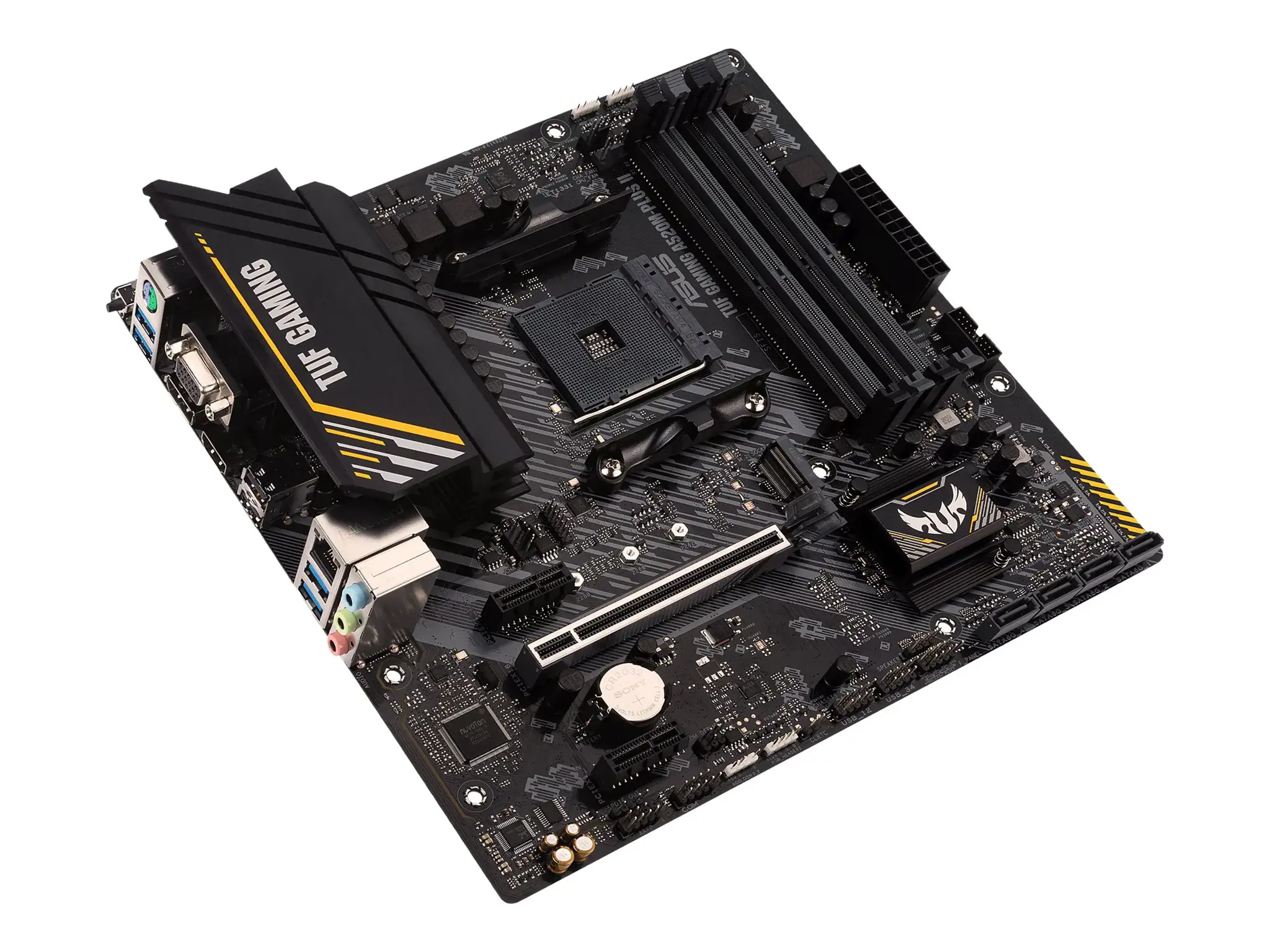ASUS TUF GAMING A520M-PLUS II, AMD, "Socket AM4", "AMD Ryzen™ 3", "AMD Ryzen™ 5", "AMD Ryzen™ 7", 3 kartos "AMD Ryzen™ 9", 5 kartos "AMD Ryzen 9", "Socket AM4", DDR4-SDRAM, 128 GB