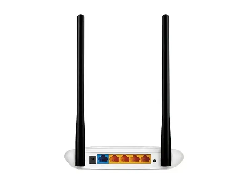 "TP-Link" 300Mbps belaidis N Wi-Fi maršrutizatorius, "Wi-Fi 4" (802.11n), vienos juostos (2,4 GHz), Ethernet LAN, 4G, juodas, baltas, stalinis maršrutizatorius