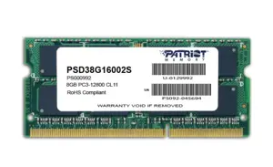 PATRIOT DDR3 SL 8GB 1600MHZ SODIMM 1x8GB