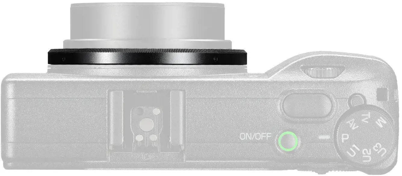 Ricoh GN-2 žiedo dangtelis, juodas