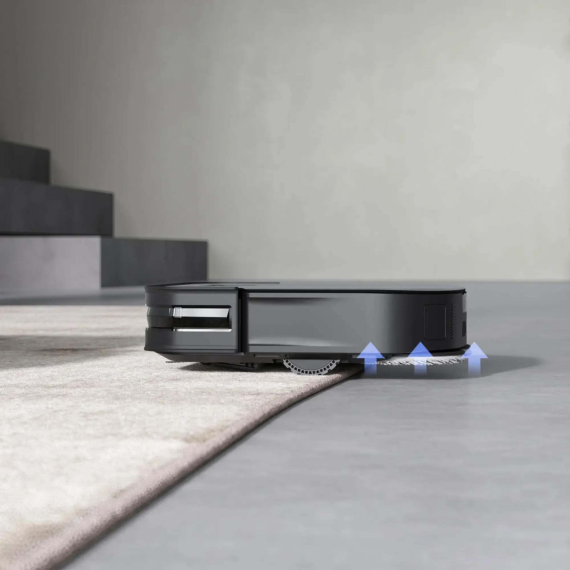 Dulkių siurblys-robotas Ecovacs Deebot X2 Combo, Juoda