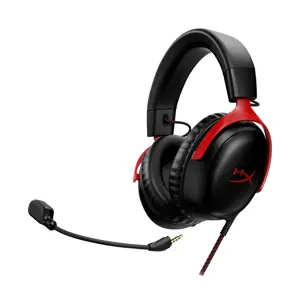 AUSINĖS HYPERX CLOUD III/JUODA/RAUDONA 727A9AA HYPERX