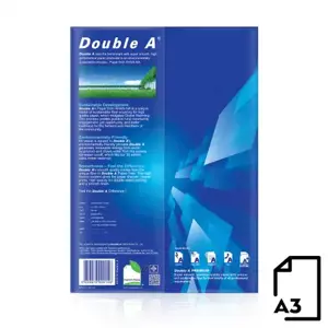 A3 Biuro popierius Double A Double A3 (A kategorija), 80 g/m², 500 psl.