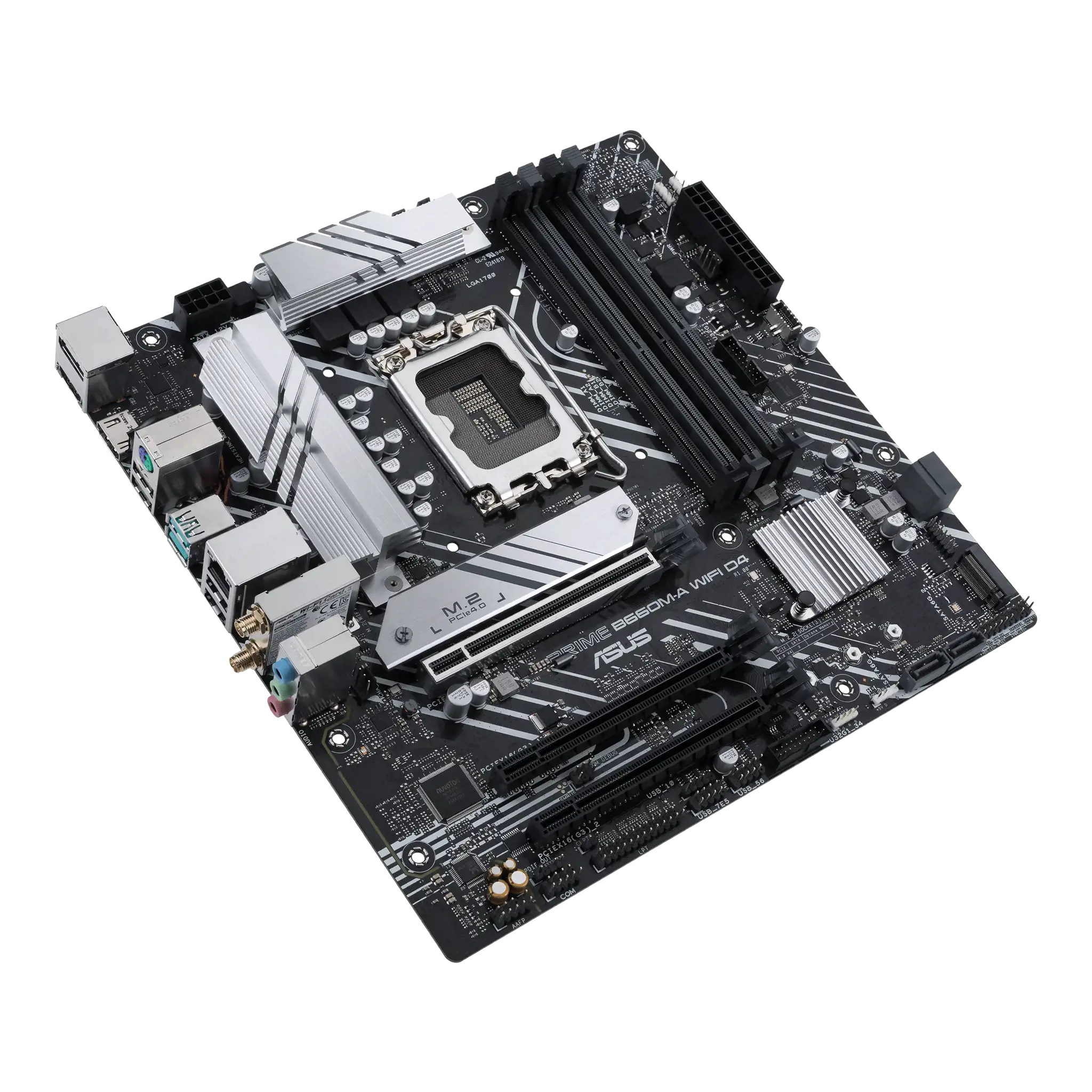 ASUS PRIME B660M-A WIFI D4, "Intel", LGA 1700, "Intel® Celeron®", "Intel® Core™ i3", "Intel® Core™ i5", "Intel® Core™ i7", "Intel® Core™ i9",..., DDR4-SDRAM, 128 GB, DIMM