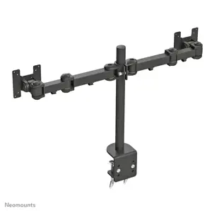 "Neomounts by Newstar" monitoriaus laikiklis ant stalo, spaustukas, 8 kg, 25,4 cm (10"), 68,6 cm (27"), 100 x 100 mm, juodas