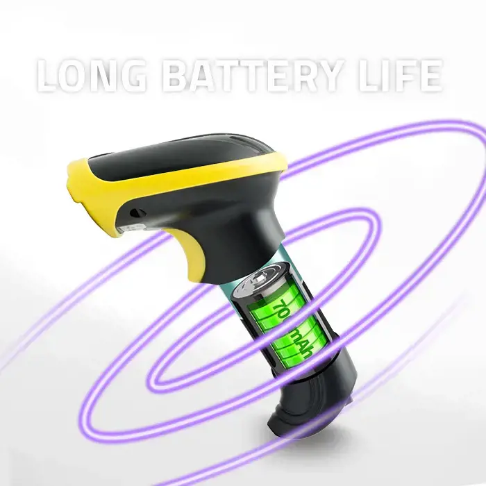 QOLTEC 50867 Brūkšninių kodų skaitytuvas 1D 2D USB juodas