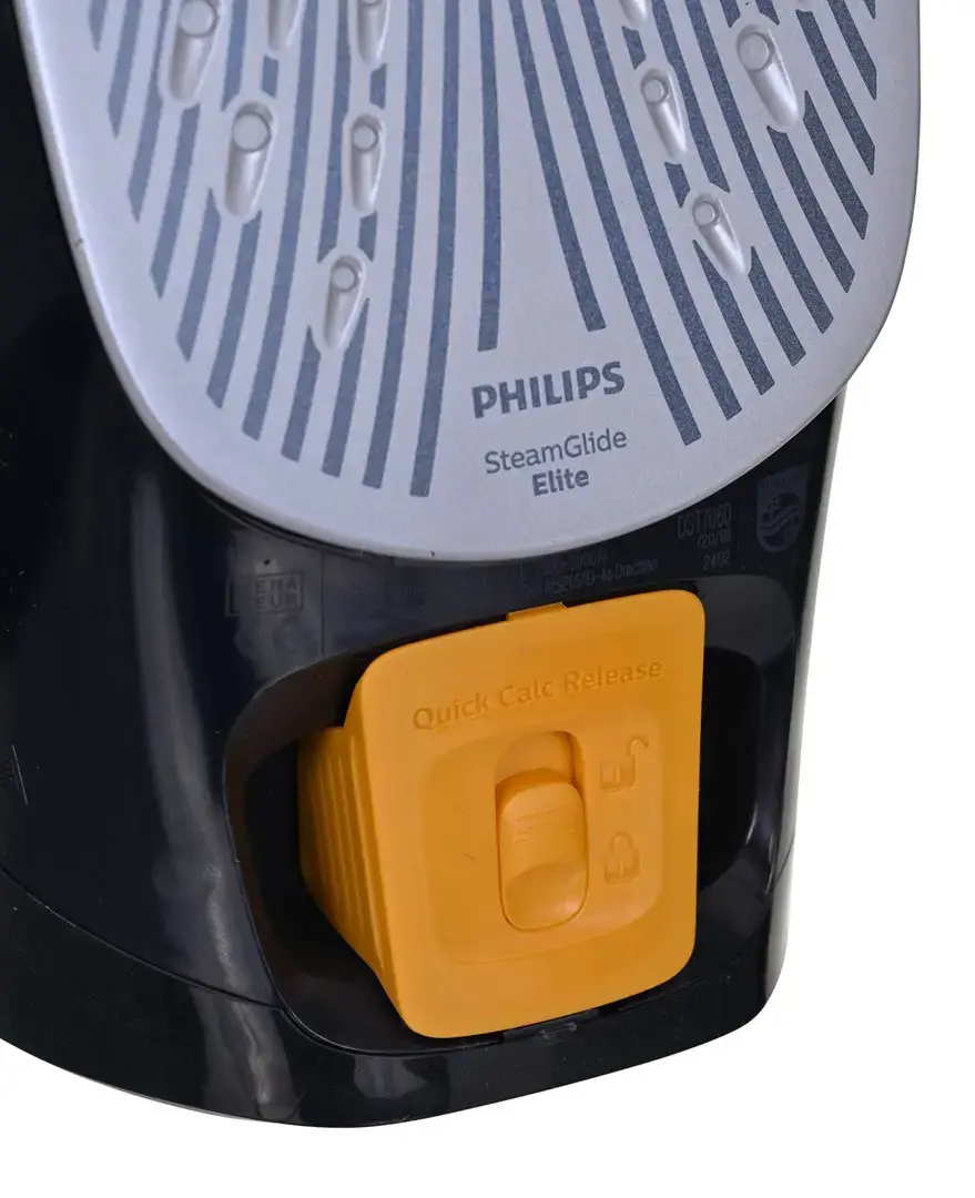 "Philips" 7000 serijos DST7060/20 HV garinis lygintuvas mėlyna/geltona, garinis lygintuvas, "SteamGlide Elite" padas, 2 m, 250 g/min, mėlyna, geltona, 55 g/min