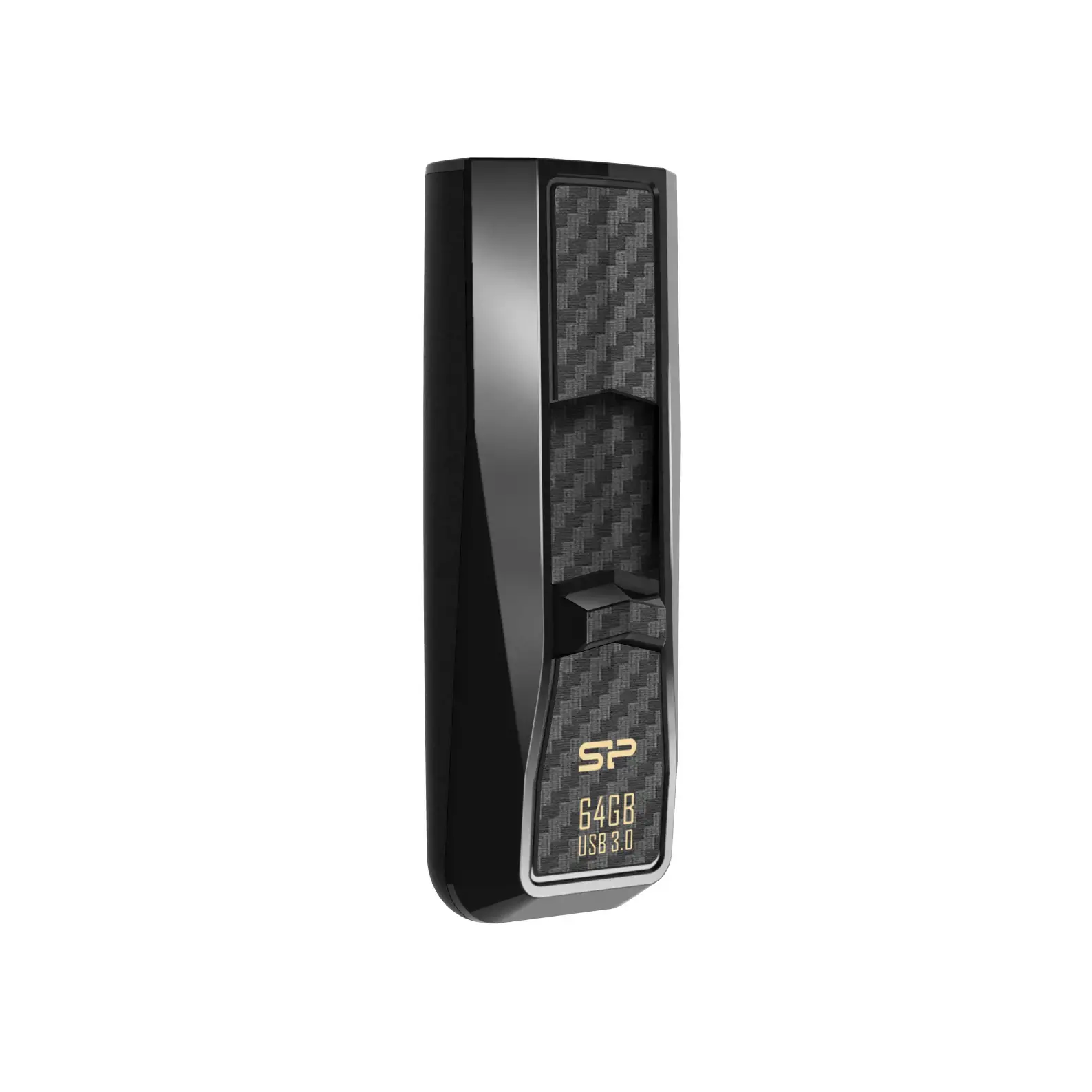 "Silicon Power Blaze B50", 64 GB, A tipo USB, 3.2 Gen 1 (3.1 Gen 1), skaidrių, 8,3 g, juoda