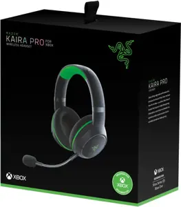 "Razer" juodos spalvos, belaidės, žaidimų ausinės, "Kaira Pro", skirtos "Xbox