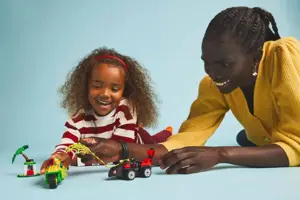 LEGO MARVEL 11198 Spin and Electro Dinosaur Vehicle Chase