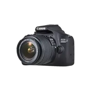 "Canon EOS 2000D" + EF-S 18-55mm f/3.5-5.6 III, 24,1 MP, 6000 x 4000 taškų, CMOS, "Full HD", juoda