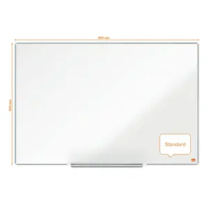 Emaliuota baltoji magnetinė lenta NOBO Impression Pro, 90x60 cm