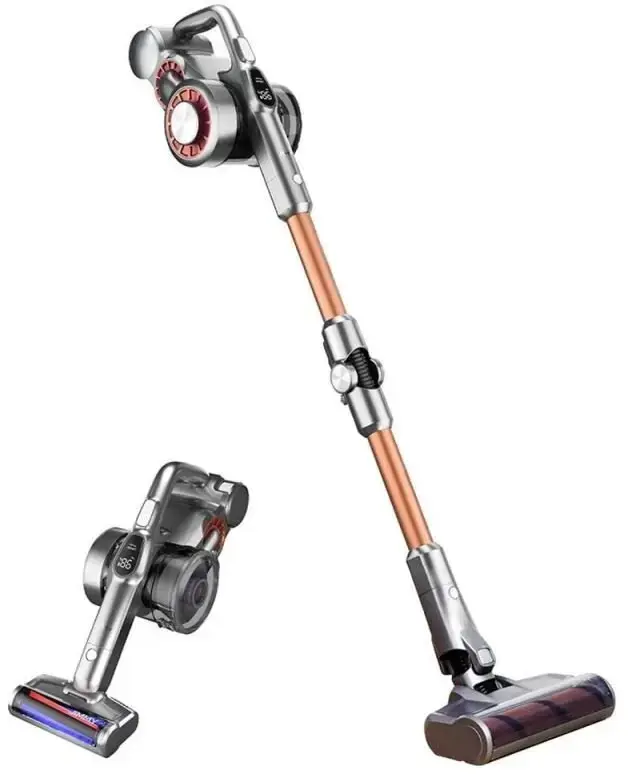"Jimmy" dulkių siurblys H9 Pro Cordless, veikiantis belaidžiu būdu, rankinis ir rankinis, 28,8 V, veikimo laikas (maks.) 80 min, sidabrinės spalvos / vario spalvos, garantija 24 mėn., akumuliatoriaus garantija 12 mėn.