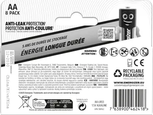Energizer battery Everyday AA DHP8