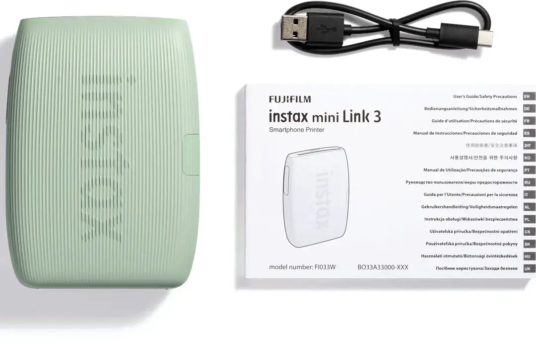 Fujifilm Instax Mini Link 3, sage green