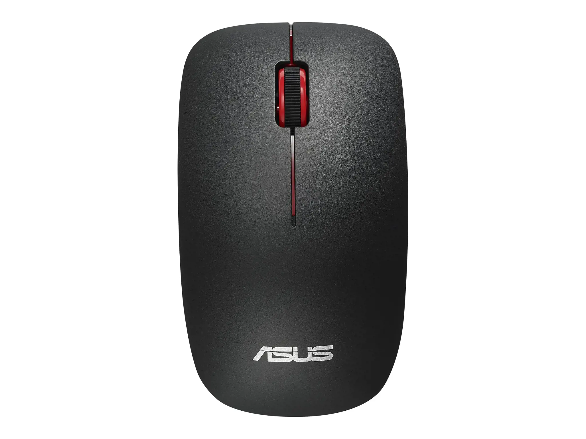 ASUS WT300 RF PELĖ/BK-RD, dvipusė, optinė, RF belaidė, 1600 DPI, juoda, raudona