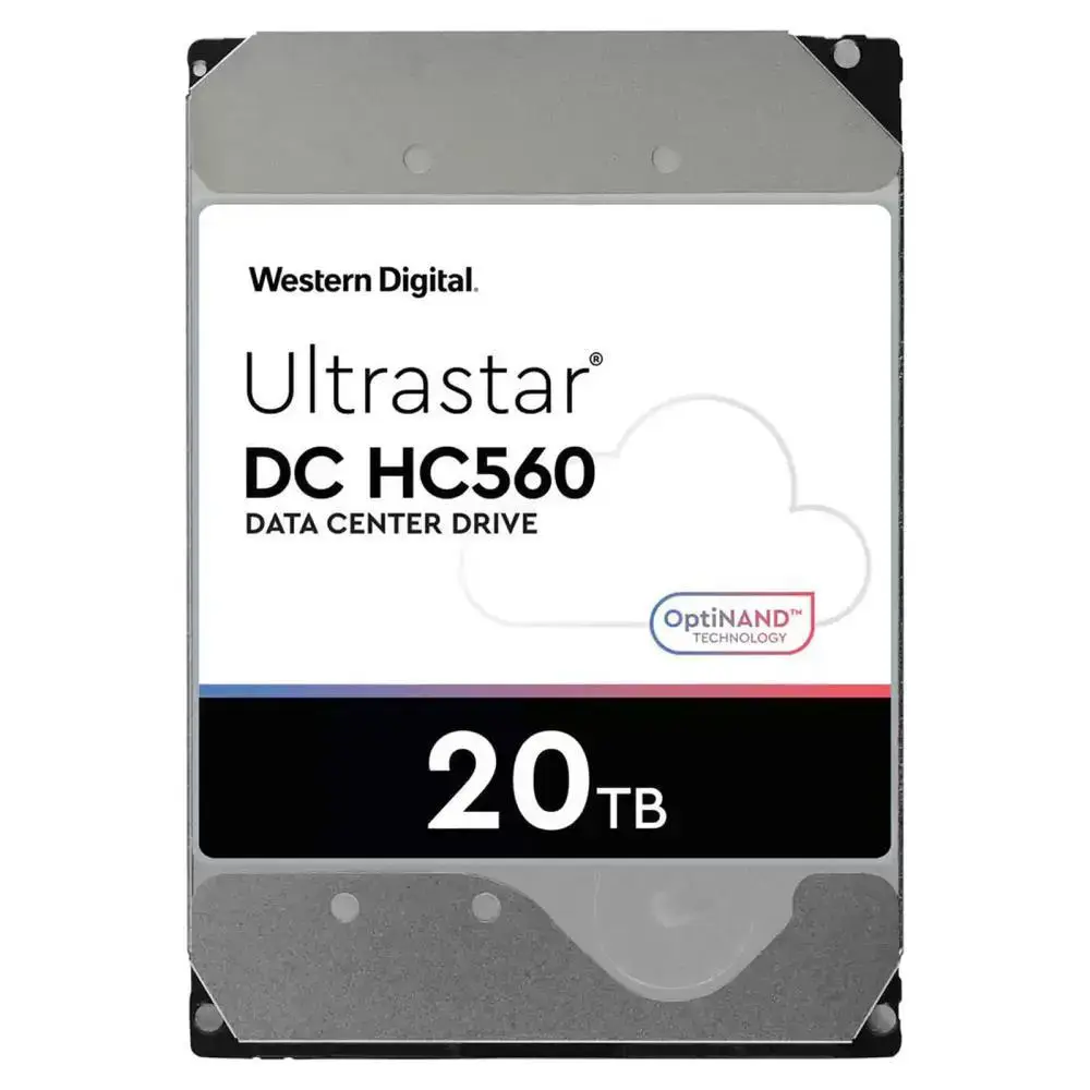 WESTERN DIGITAL Ultrastar DC HC560 20TB 3.5in 26.1MM 512MB 7200RPM SATA ULTRA 512E SE NP3