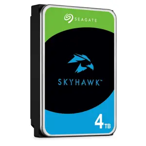 SEAGATE Surv. Skyhawk 4TB kietasis diskas CMR 5400 aps./min. SATA Serial ATA 6Gb/s 256MB spartinančioji atmintinė 3,5 colio 24x7 darbo krūviai BLK