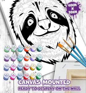 Splat Planet tapyba pagal skaičius, TINGINYS 30x40 cm