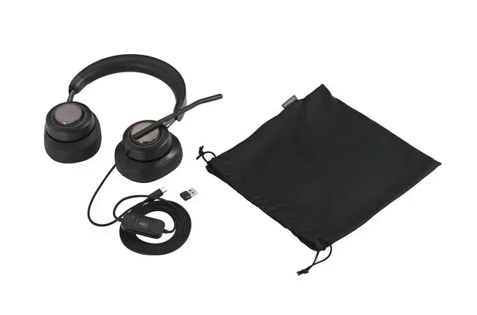 Kensington H2000 USB-C Over-Ear Headset, Wired, Office/Call center, 20 - 20000 Hz, 190 g, Headset, Black