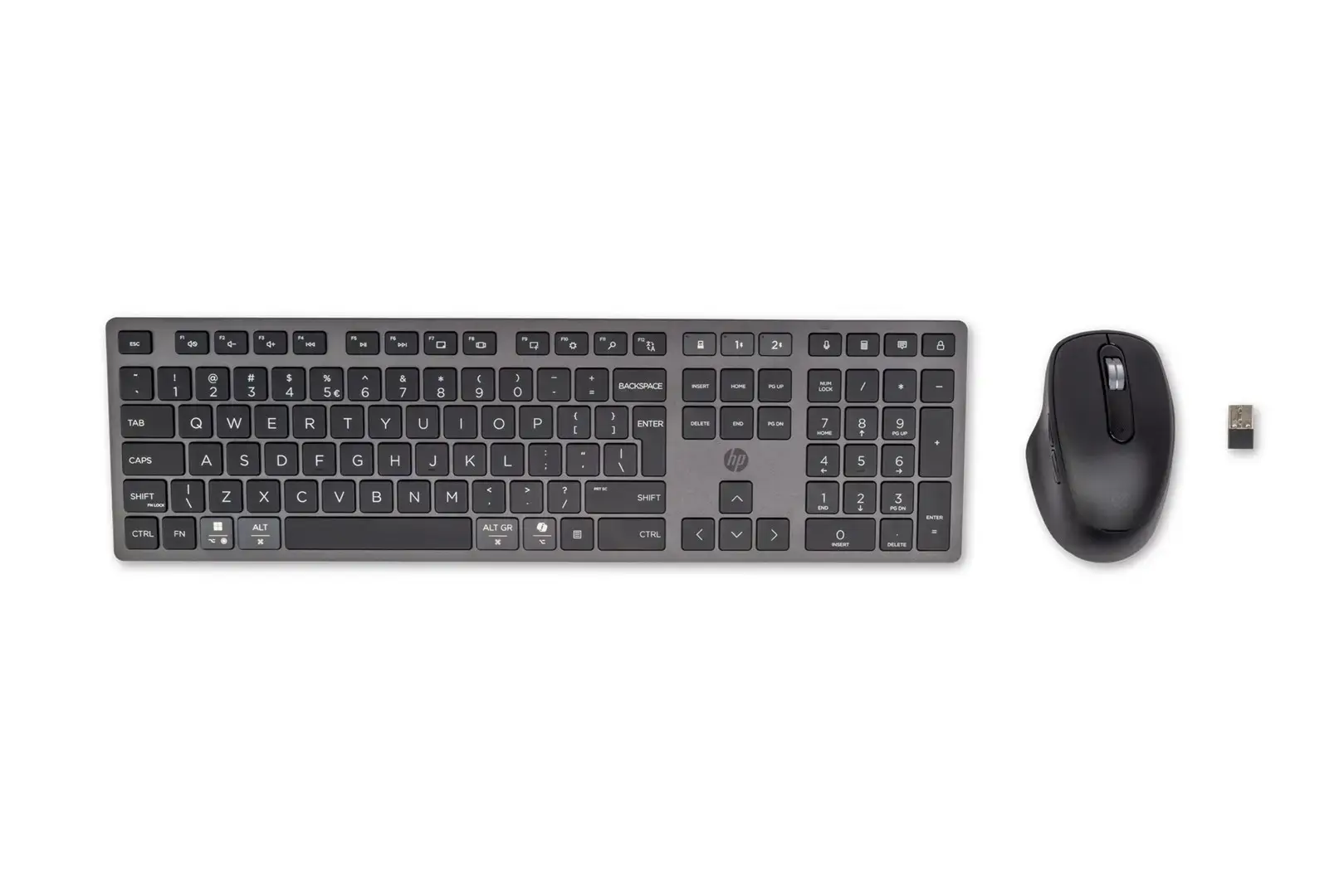 HP 720 Multi-Device Rechargeable Wireless Keyboard and Mouse Combo