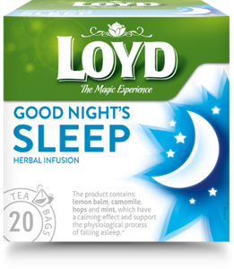 Žolelių arbata LOYD Good Night Sleep, 20 x 2g