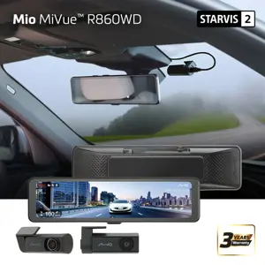 Mio MiVue R860WD, Dash Cam | GPS | Wi-Fi | Front and rear cams synchronized for recording with an u…
