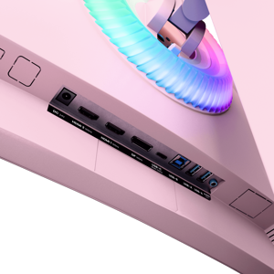 Arozzi Nova | 49 " | VA | 32:9 | 165 Hz | 4 ms | 5120 x 1440 pixels | 350 cd/m² | HDMI ports quantity 2 | Pink