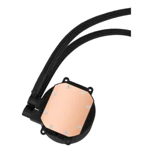 "Aerocool" MIRAGEL240 CPU aušinamas skysčiu 2x 12 cm ARGB ventiliatorius TDP 400 W, juodas, "viskas viename" aušintuvas su skysčiu, 72,2 cfm, juodas