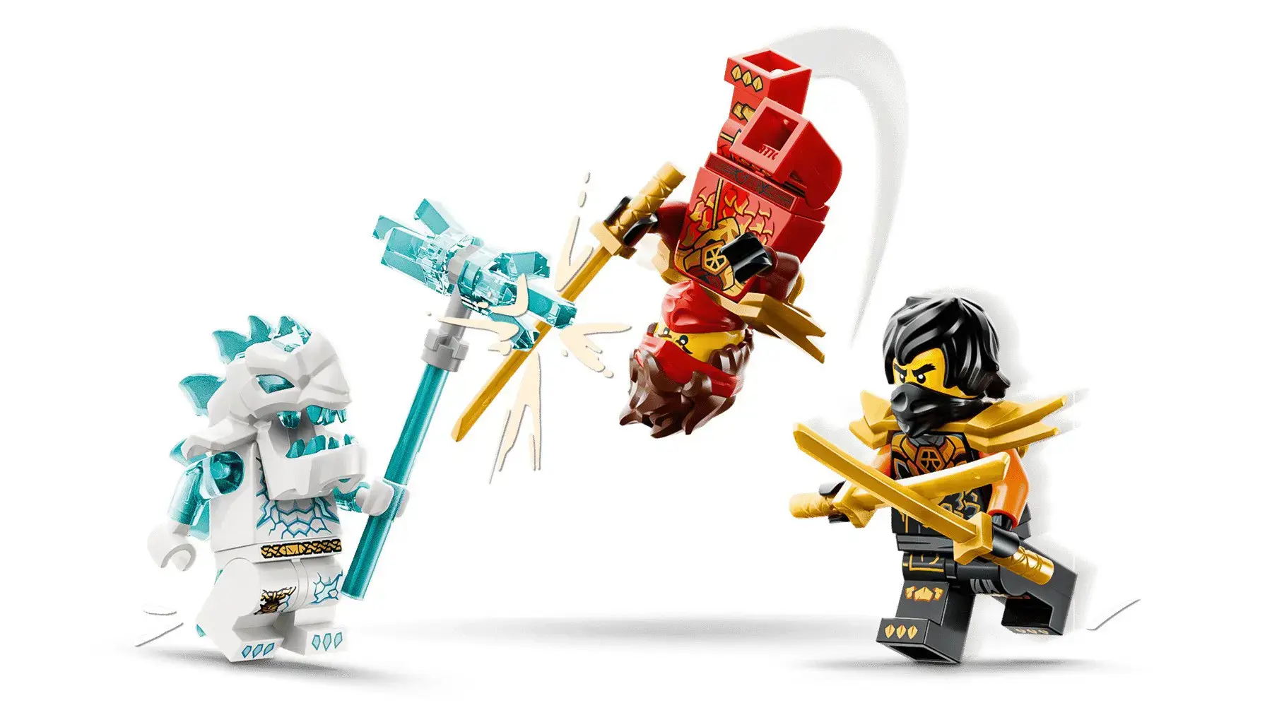 LEGO NINJAGO 71864 Kai and Cole's Combiner Vehicles