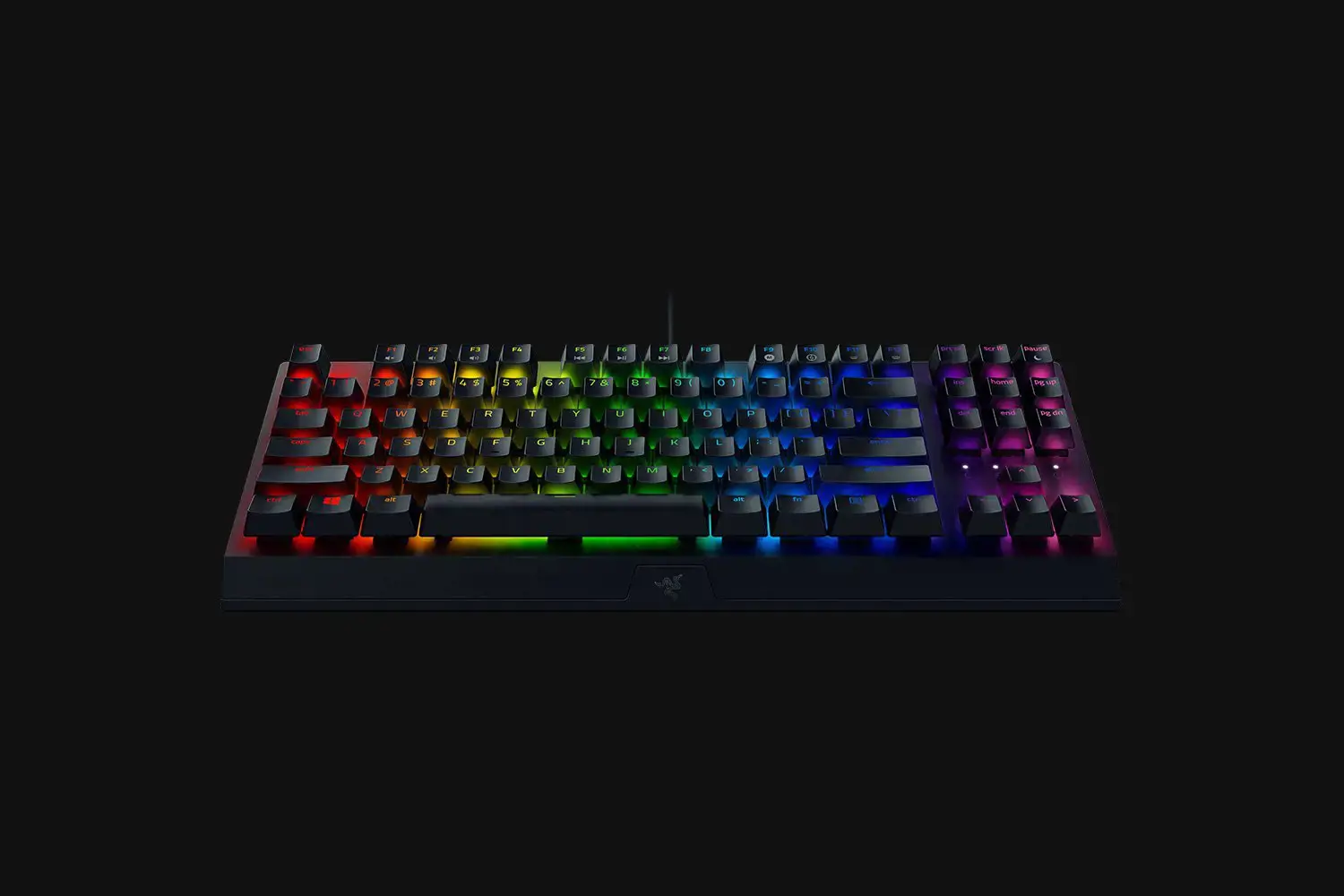 RAZER BlackWidow V3 Tenkeyless Green Switch - JAV išdėstymo klaviatūra