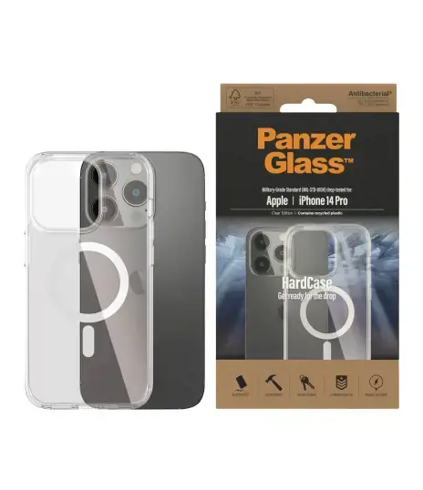 "PanzerGlass HardCase MagSafe", dangtelis, "Apple", "iPhone 14 Pro", 15,5 cm (6,1"), skaidrus