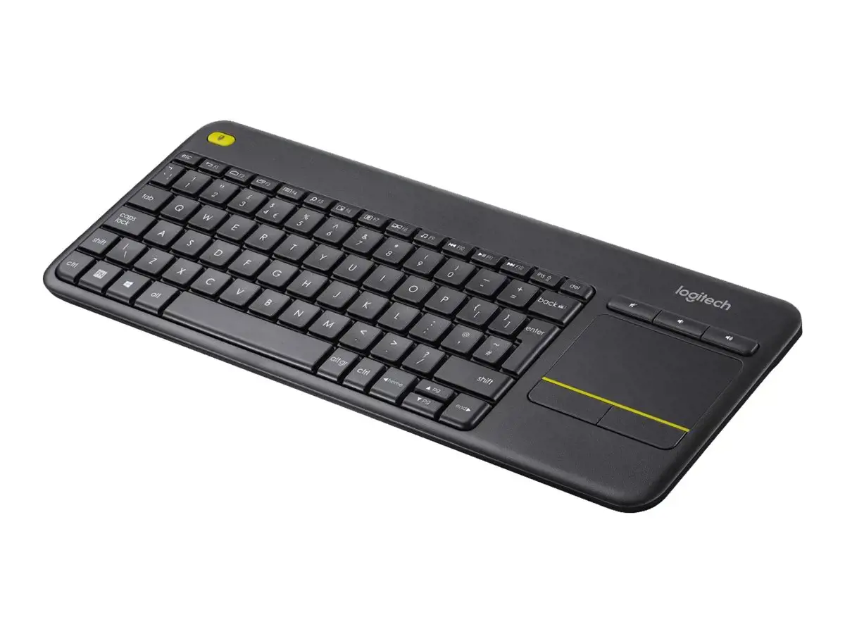 LOGITECH belaidė jutiklinė klaviatūra K400 Plus - INT BLACK
