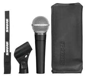 "Shure SM58 Black" scenos / pasirodymų mikrofonas