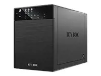 ICYBOX IB-3640SU3 IcyBox Išorinis 4x3,5 HDD korpusas SATA į USB 3.0, eSATA, JBOD, juodas